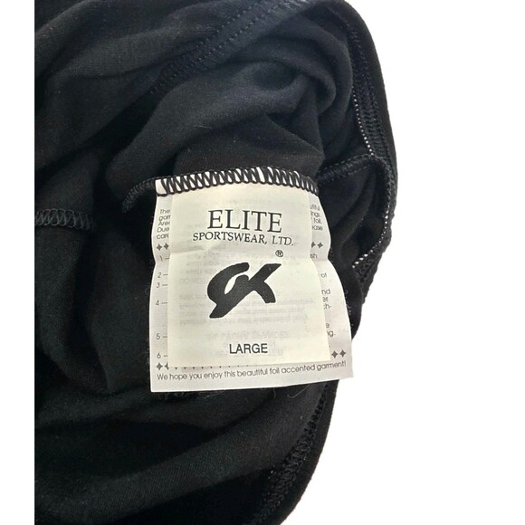 GK Elite Pixelated Metallic Racerback Cotton Tank Leotard Bodysuit AL Adult L - Picture 11 of 16